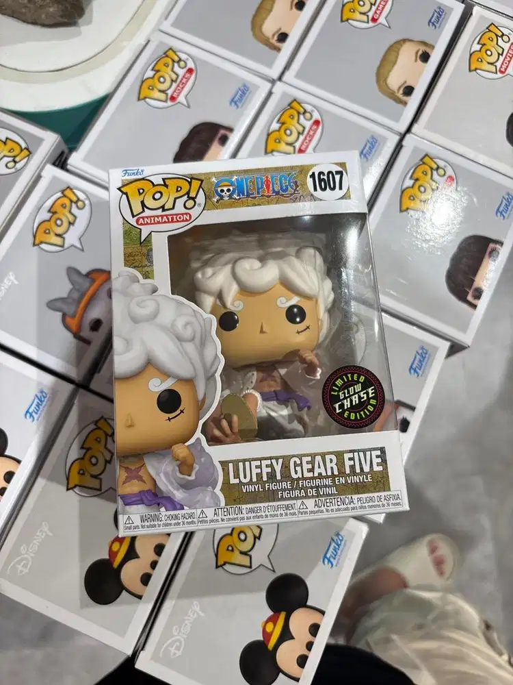 Funko Pop One Piece Luffy Gear Five 1607 Limited Glow Chase Original⁠