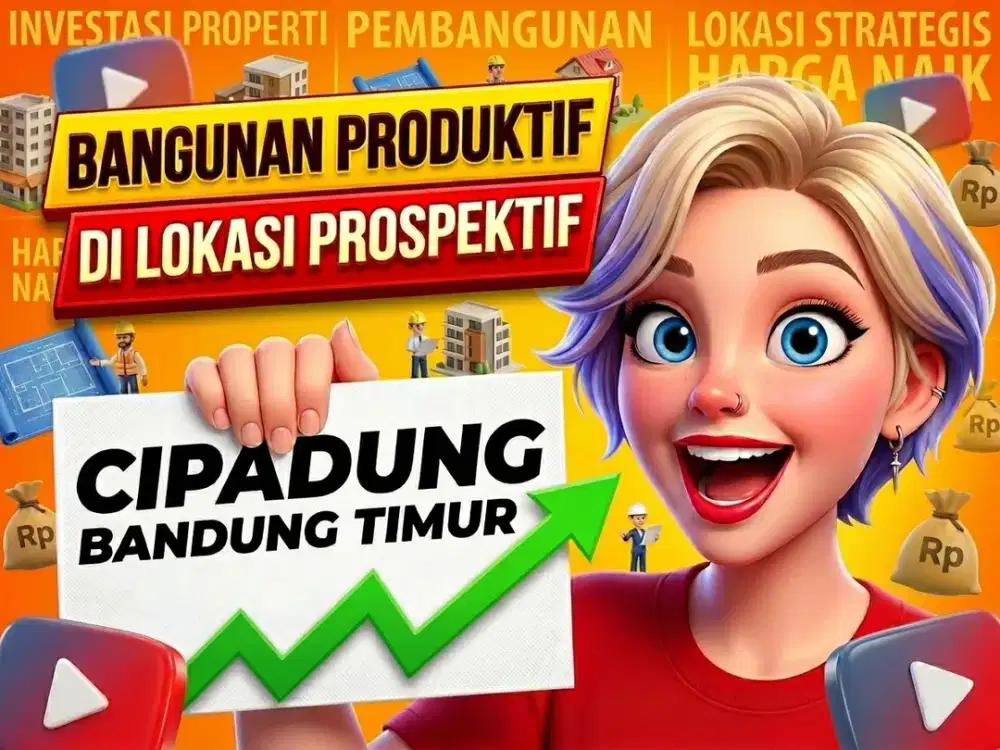 JUAL GEDUNG KANTOR DI CIPADUNG, CIBIRU, CILEUNYI, BANDUNG TIMUR.