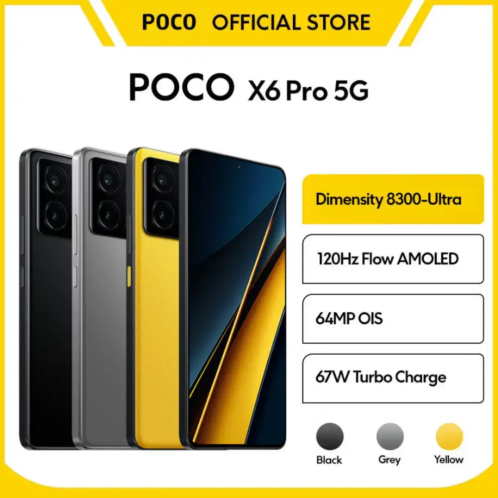 POCO X6 PRO 12/512 MULUS