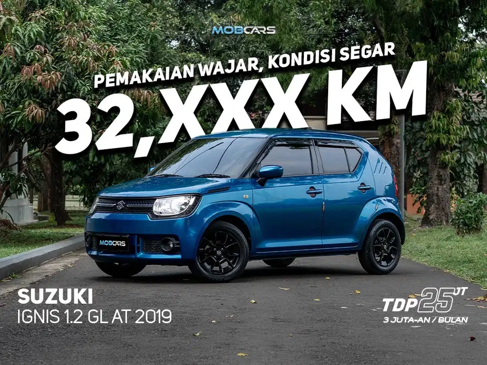 KM LOW IGNIS GL AT 2019 BIRU SUZUKI