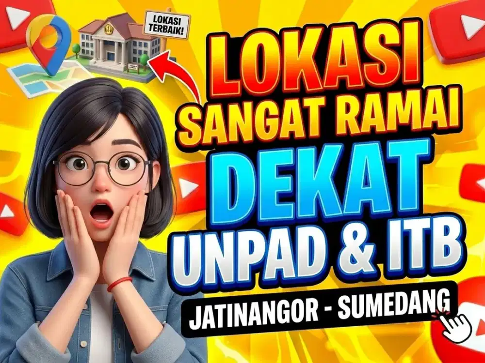JUAL TANAH DI JATINANGOR, CIBIRU, CILEUNYI, SUMEDANG.