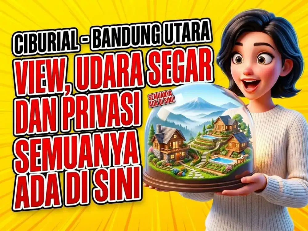 JUAL TANAH DI CIBURIAL, DAGO, BANDUNG UTARA.