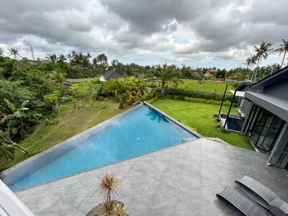 READY LUXURY VILLA JAPANISI STYLE VIEW SAWAH ESTETIC SANGAT BAGUS DI UBUD