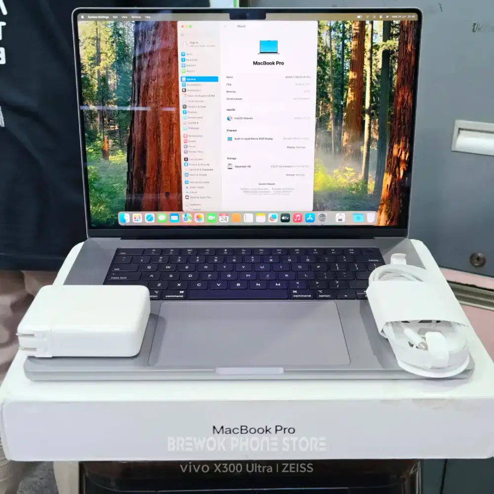Macbook Pro 16 Inch M1 Pro 16/512Gb Fullset Original