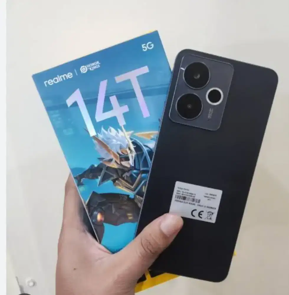Murah hp Realme 14T 8/128 5G LKP mulus normal, Bisa TT