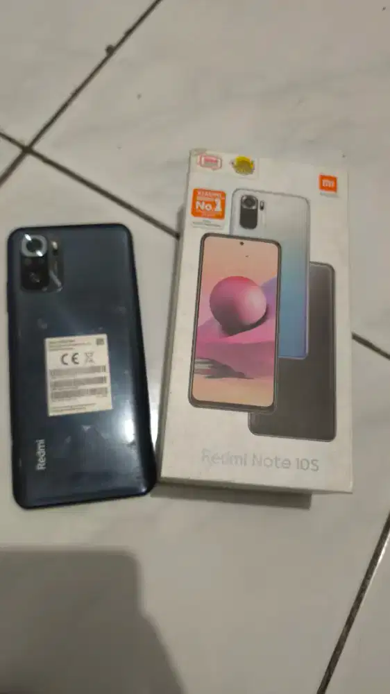 Redmi Note 10s 8/128GB Mulus Kompliy