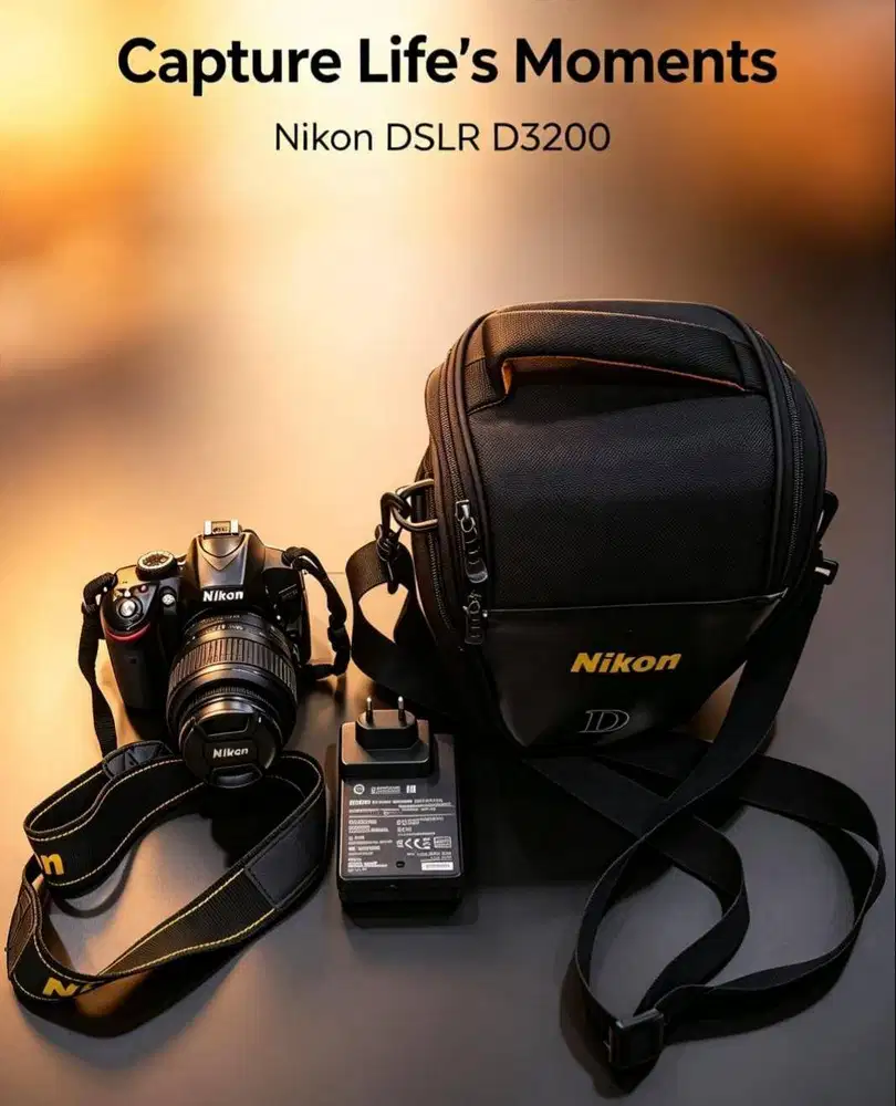 Dijual Cepat KAMERA NIKON D3200 KIT 18-55 VR
