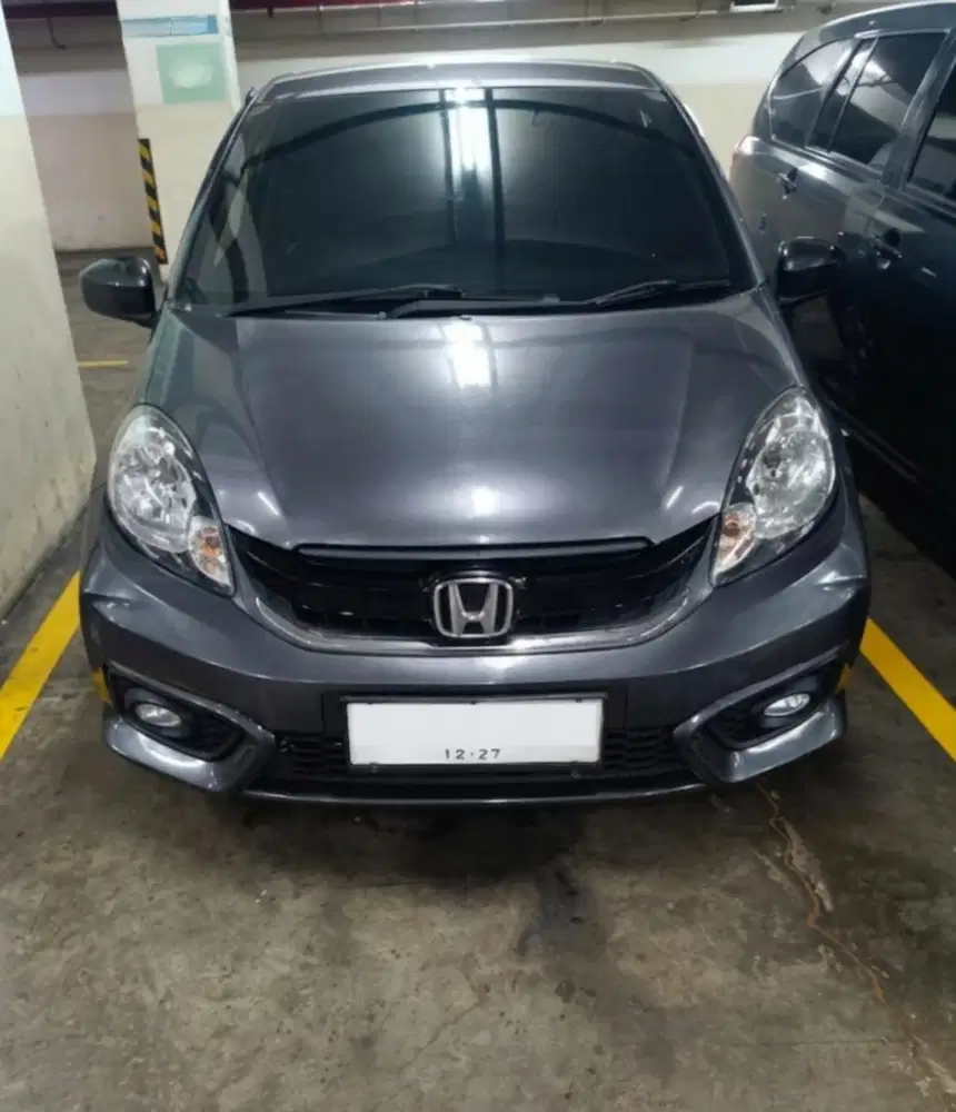 DP 15jt Brio E Cvt 2017 matic honda new facelift Grey abu sdr RS