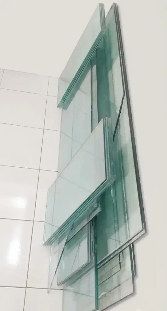 Potongan kaca second. Bahan Aquarium