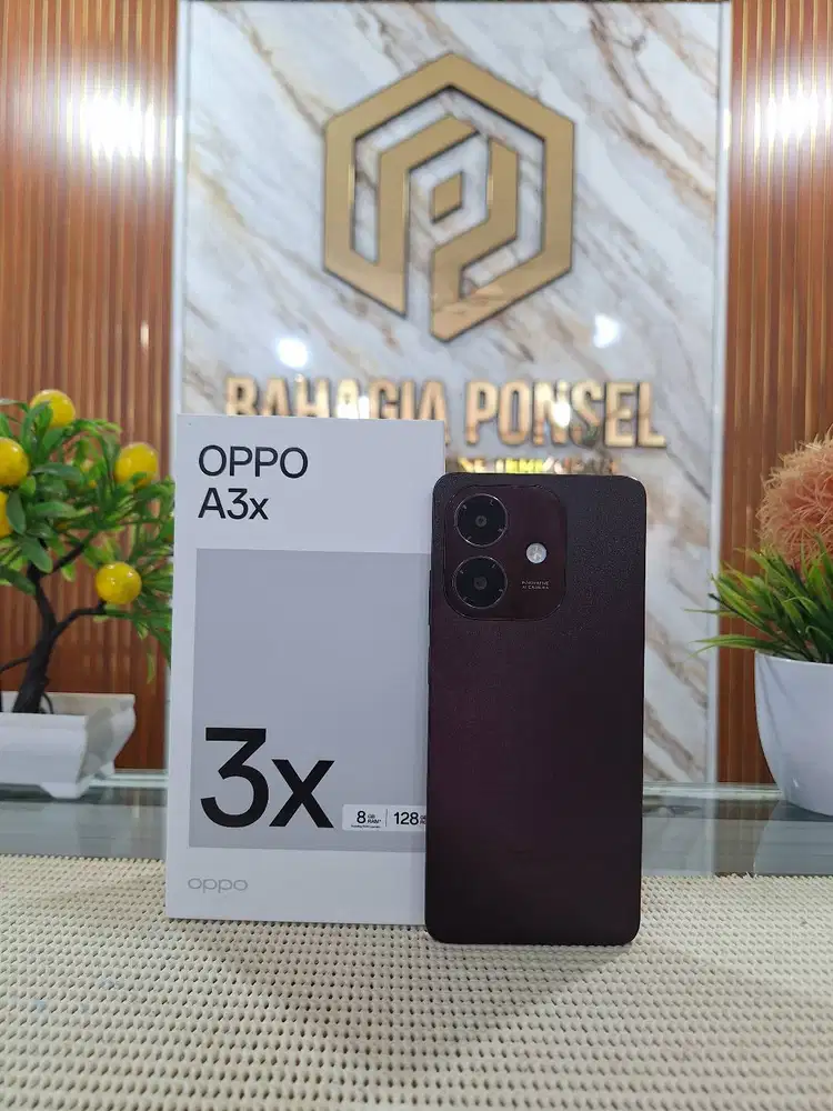 Oppo A3X Ram 8Gb/ 128Gb Fullset Mulus Original 100% Bergaransi