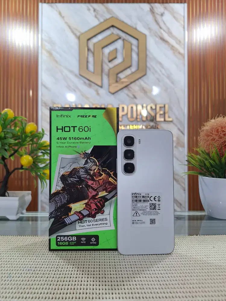Infinix Hot 60i Ram 8+8Gb/ 256Gb Fullset Mulus Original 100% Bergarans
