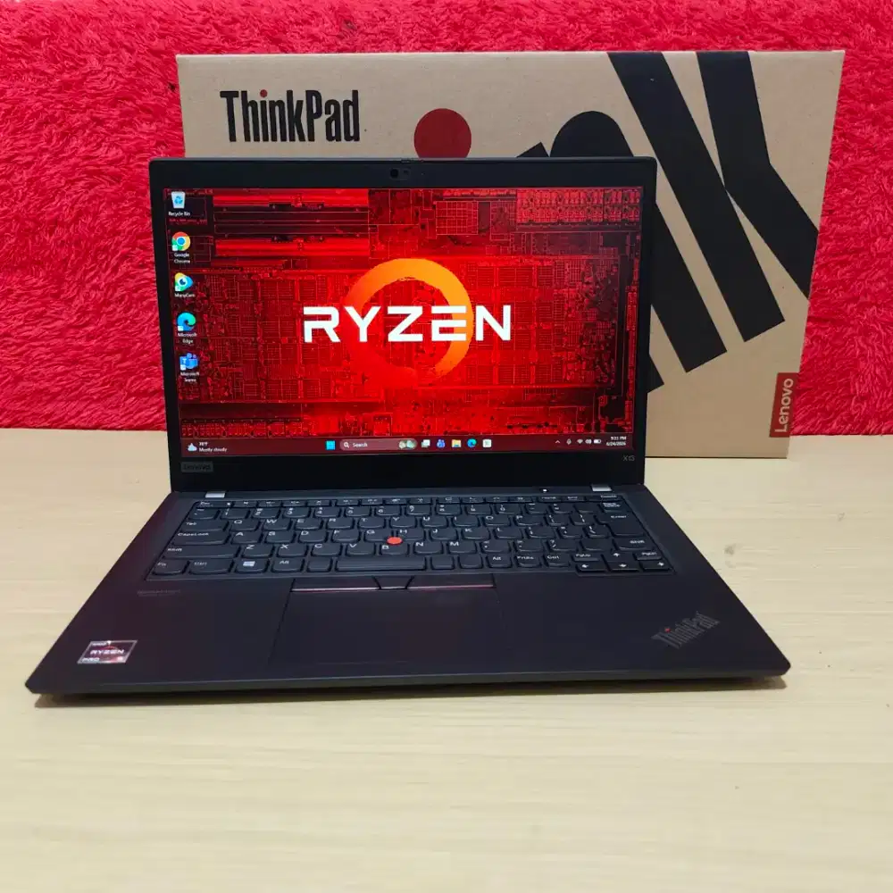 Laptop Gaming Design Lenovo X13 Ryzen 5 PRO 4650u Ram 32GB Mulus