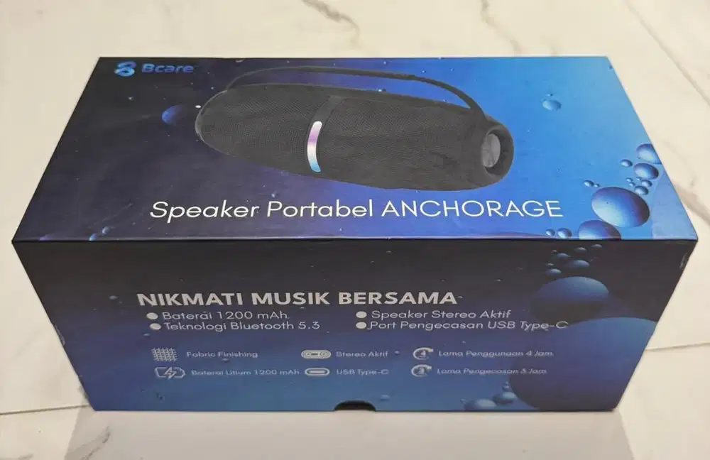 Speaker Bluetooth Portable Bcare Anchorage