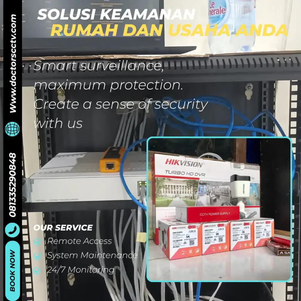 PASANG CCTV SURABAYA, PAKET CCTV FULL HD, GRATIS SURVE