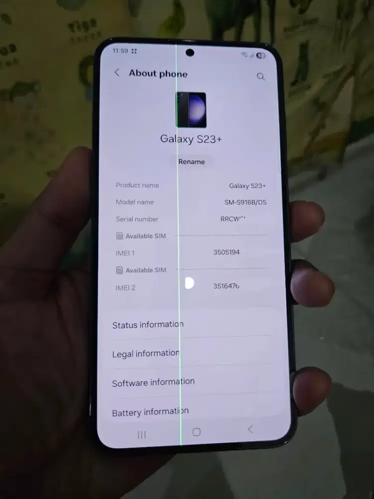 Samsung S23 + plus 256gb RESMI