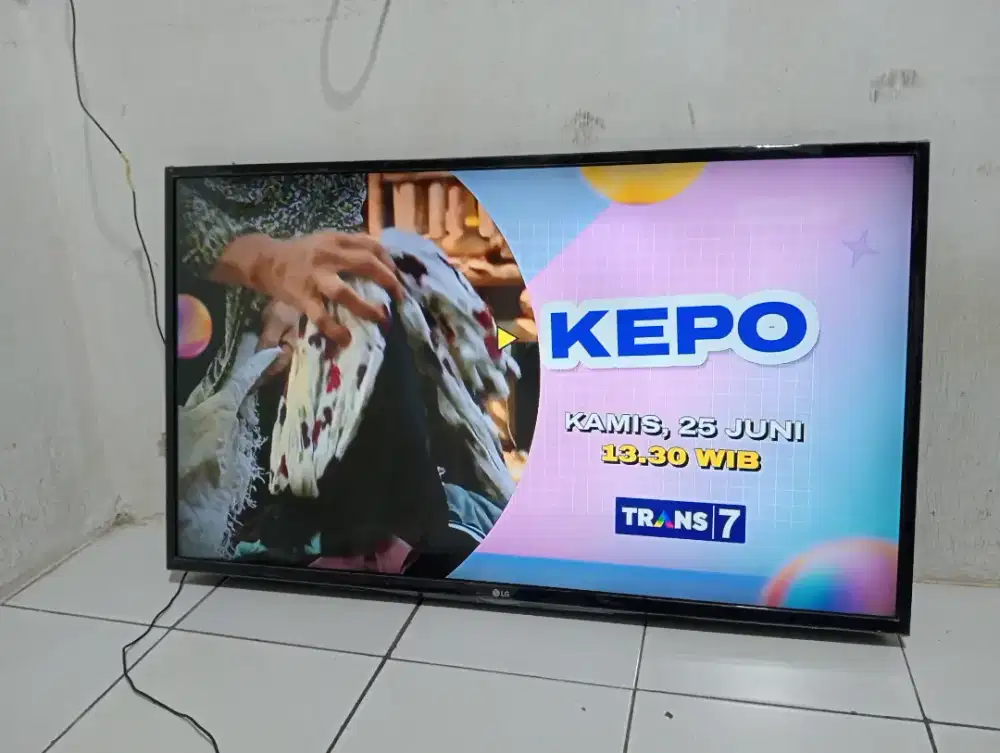 Tv LED LG 43 inch digital minus kadang ada garis