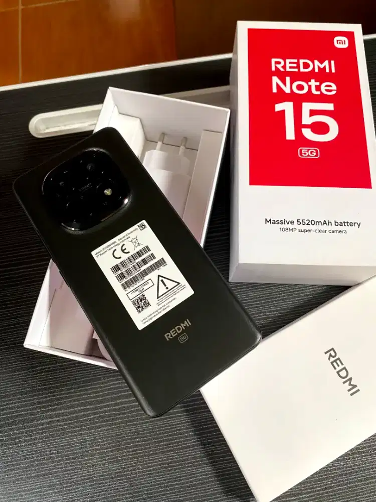 Redmi note 15 5G 6/128 gb baru open box. Tt atau jual.