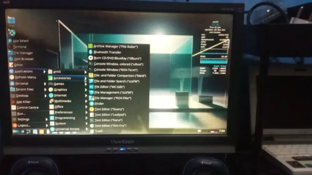 Monitor  view sonic bekas