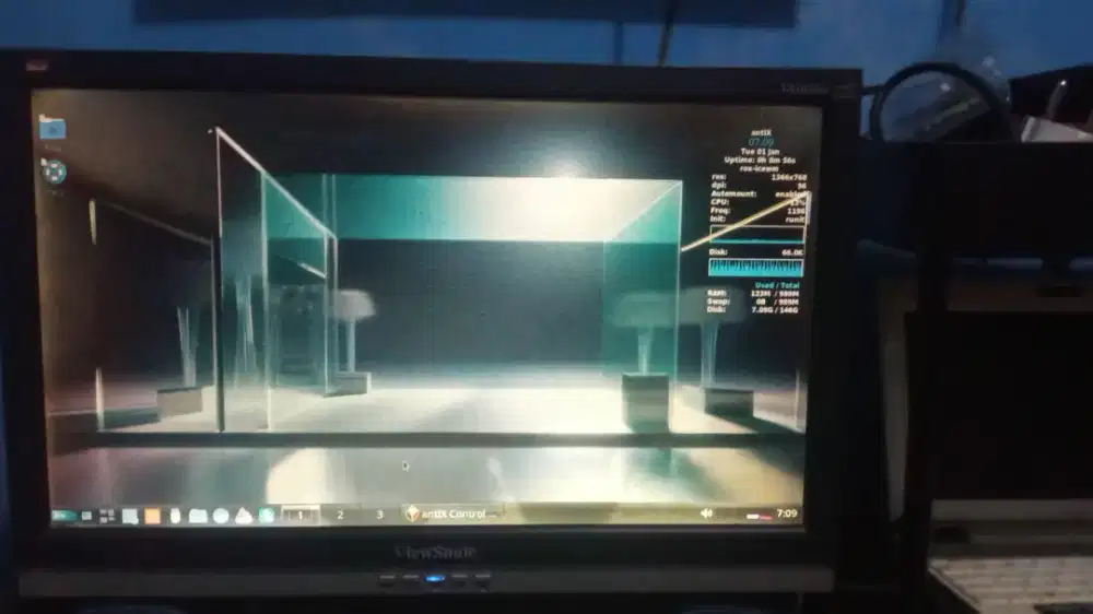 Monitor  view sonic bekas