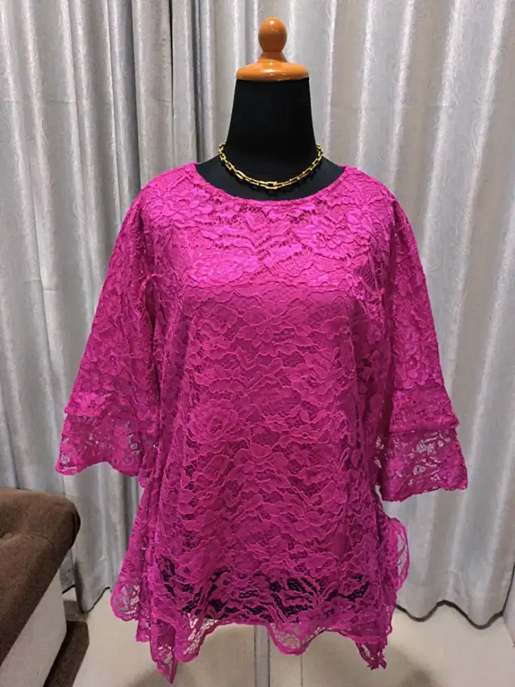 TF0040 atasa kebaya pink uk. LD=105 Pjg=66 PjgLgn=42 LK=22