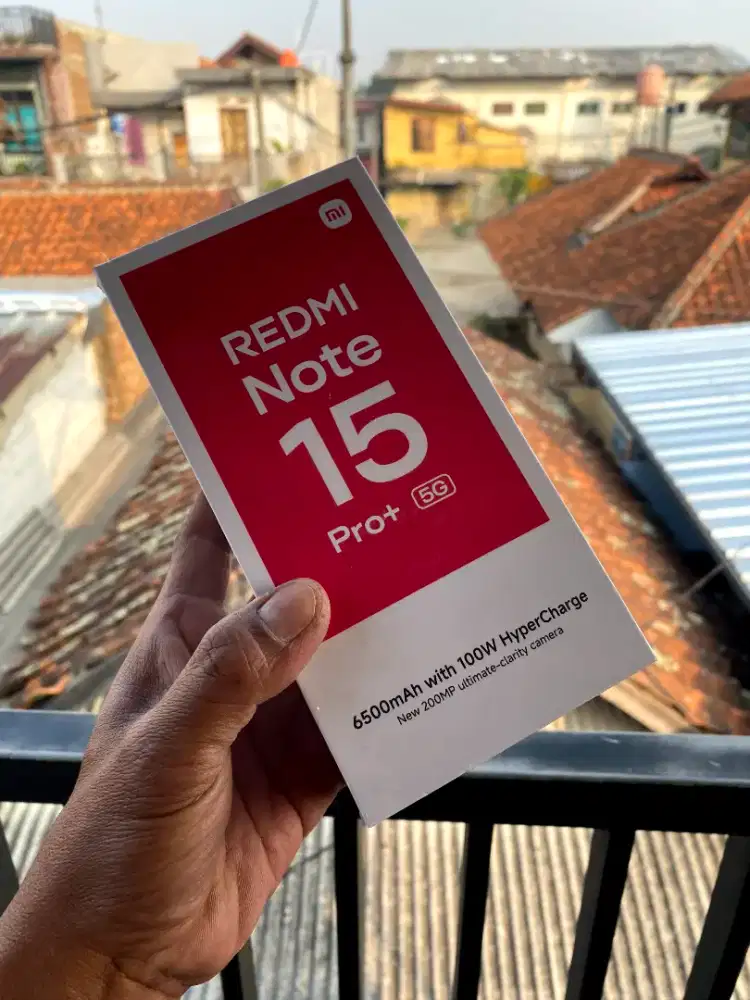 Redmi note 15 pro+ 5G 8/256 gb new. Baru segelbox garansi resmi.