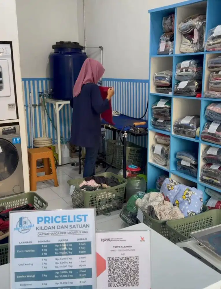 DIBUTUHKAN SEGERA: KARYAWAN LAUNDRY