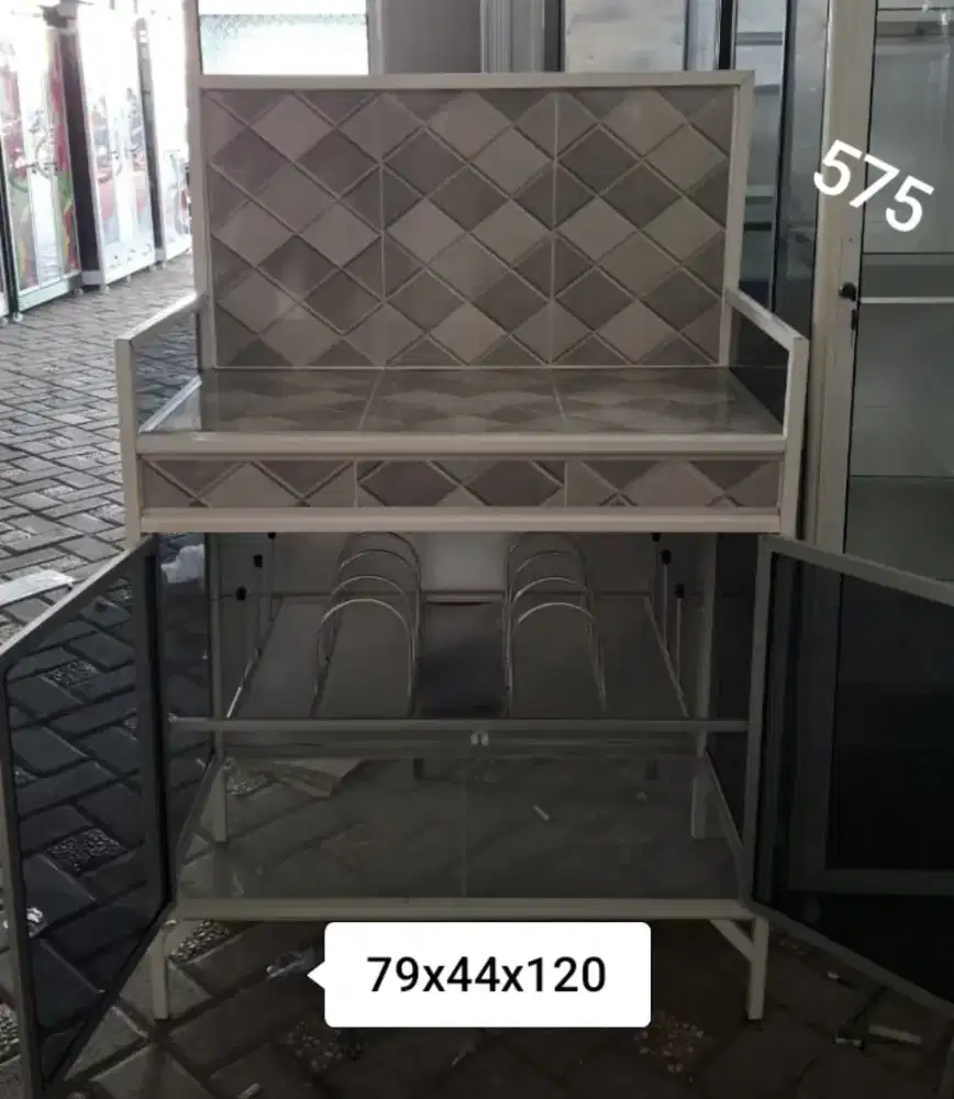 Meja Kompor  Pintu Dua