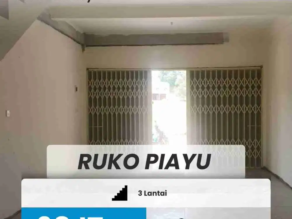 DIJUAL RUKO 3 LANTAI PIAYU, TANJUNG PIAYU, BATAM