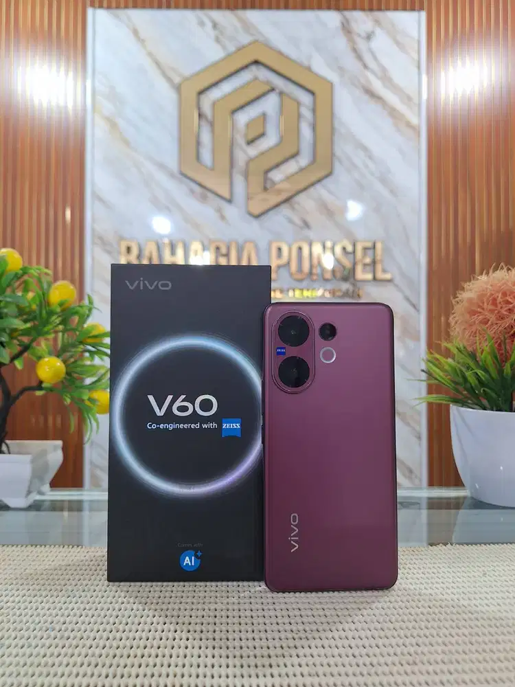 Vivo V60 5G Ram 8+8Gb/ 256Gb Fullset Original 100% Like New Bergaransi