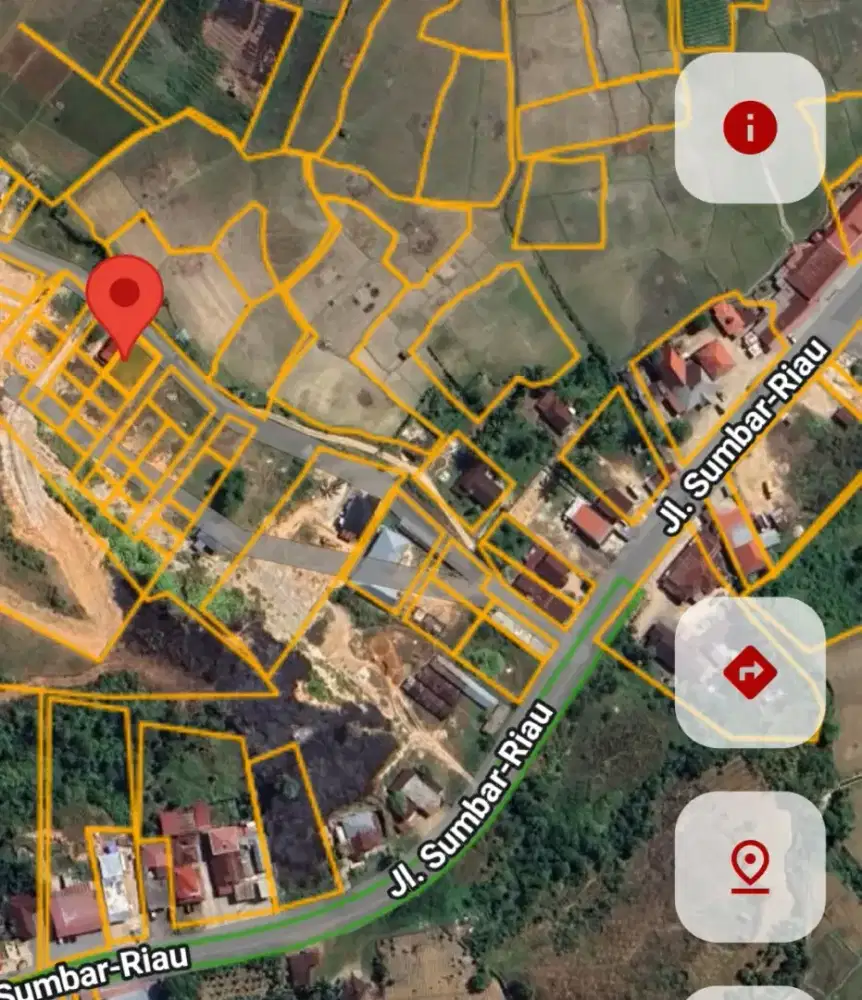 Dijual tanah di Nagari katinggian Sarilamak