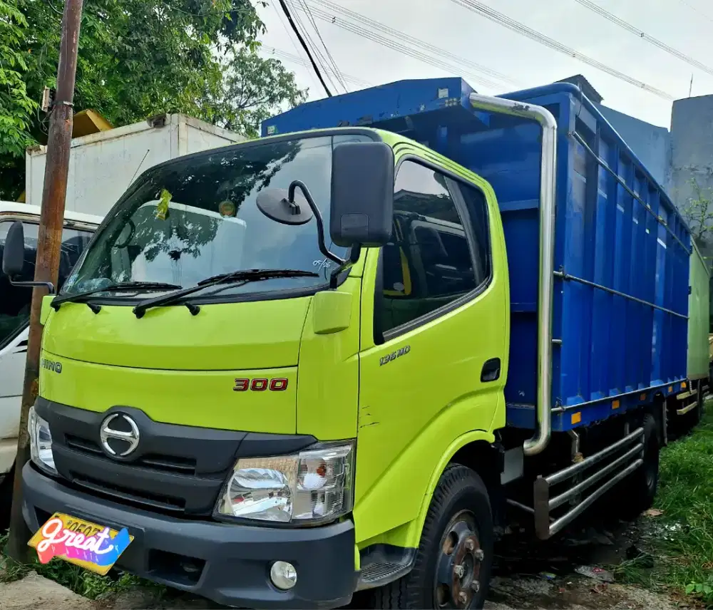 Hino Dutro 130HD Bak Besi Tinggi Euro2 BioSolar Turbo Colt Diesel GiGa
