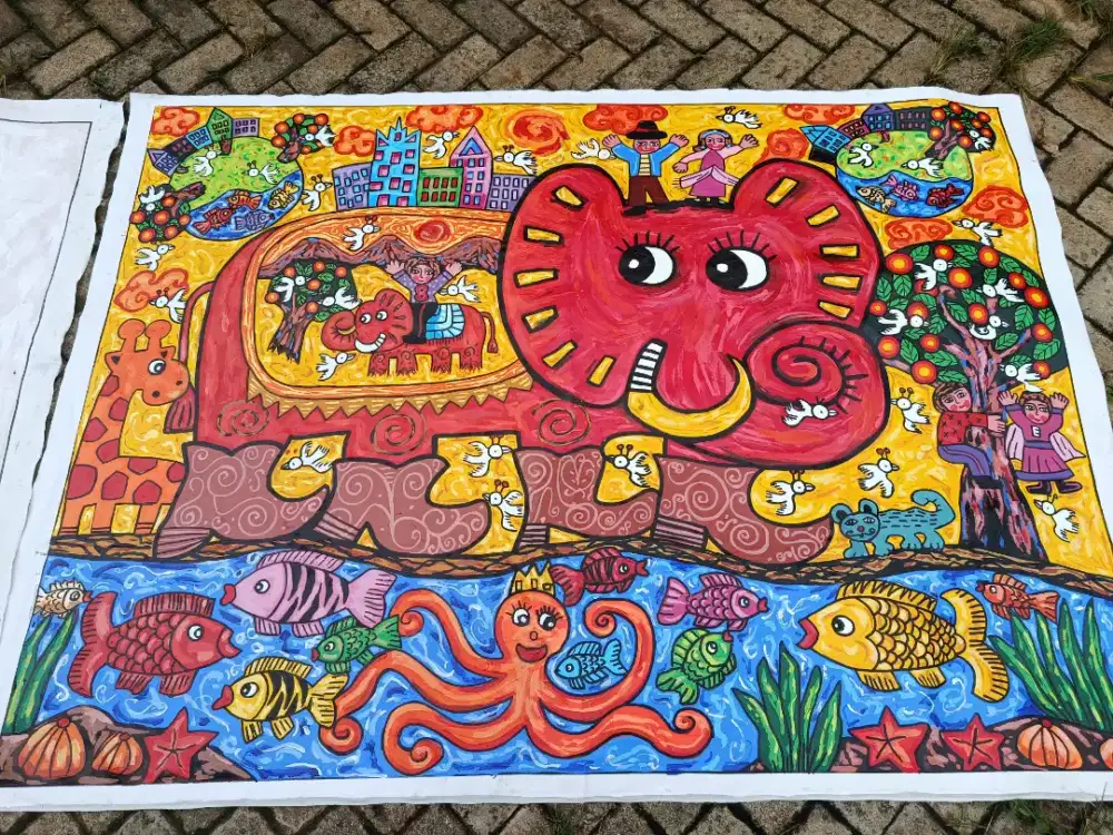 Lukisan Repro Erica Hestu