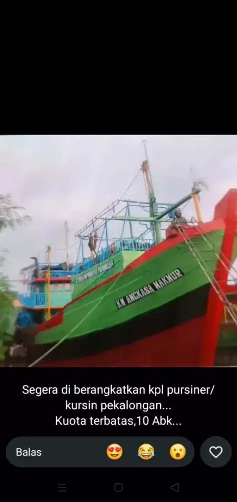 Lowongan Kerja Kru Kapal Ikan