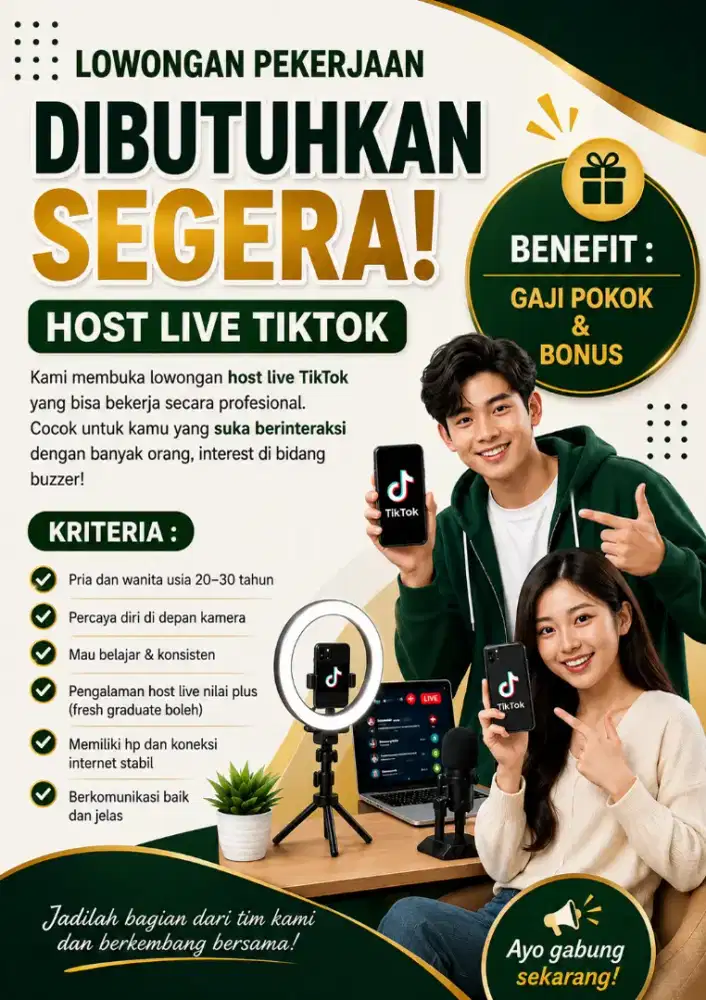 HOST LIVE TIKTOK
