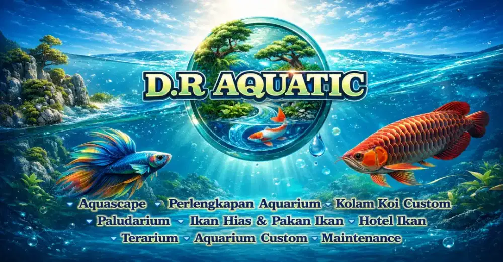 Jasa Aquascape & Aquarium Custom | D.R Aquatic