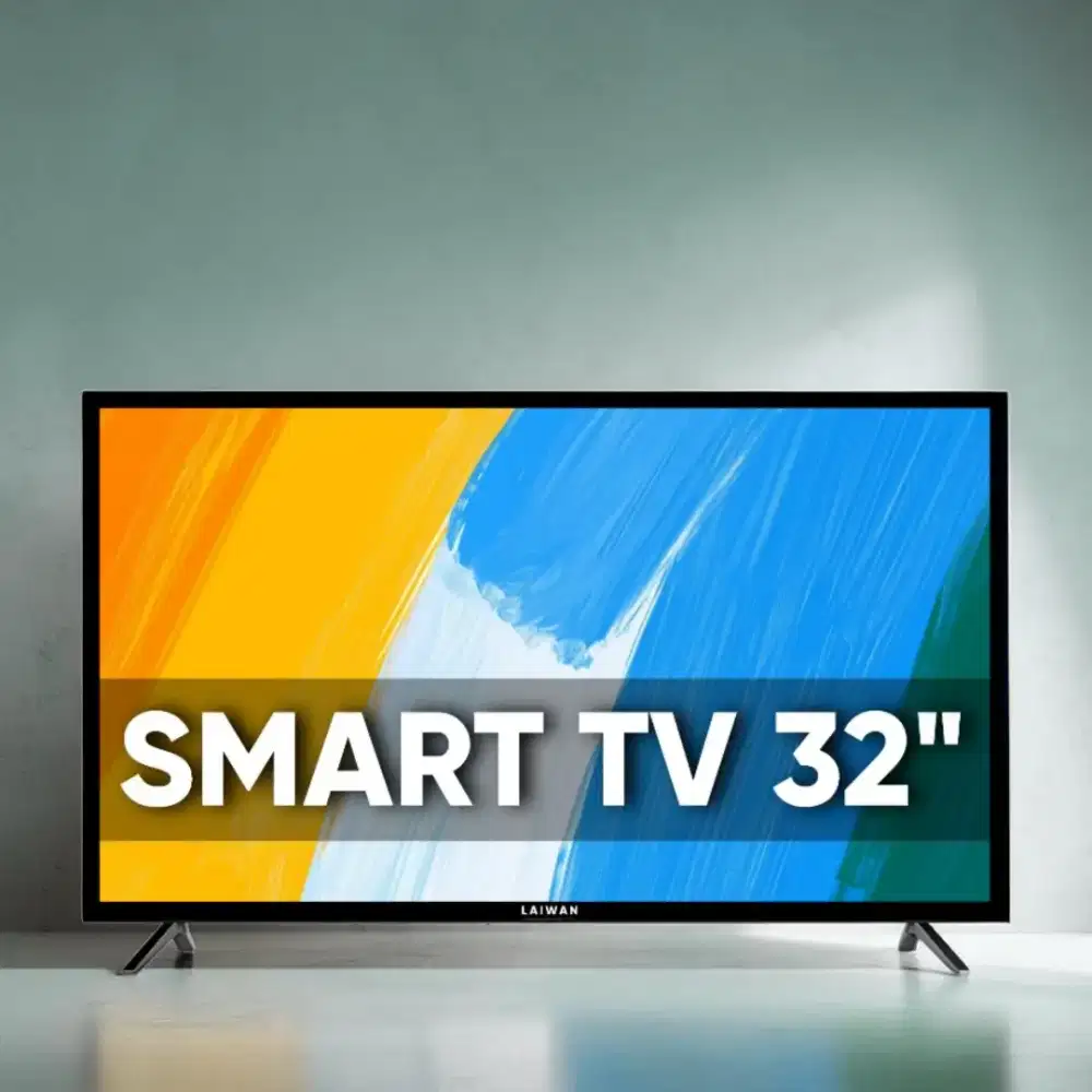 Smart TV Laiwan 32 inci terbaru - msih segel baru bisa diantar
