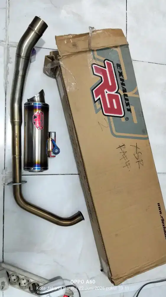 Knalpot r9 Falcon R9 falcon fullsystem original Yamaha xsr R15 v3 mt15