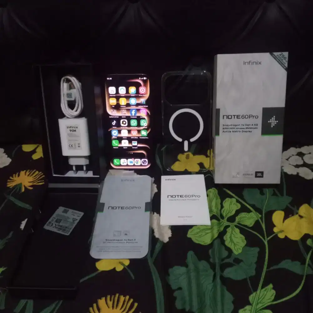 Infinix Note 60 Pro 12/256 Fullset 
Garansi on 01-06-2027