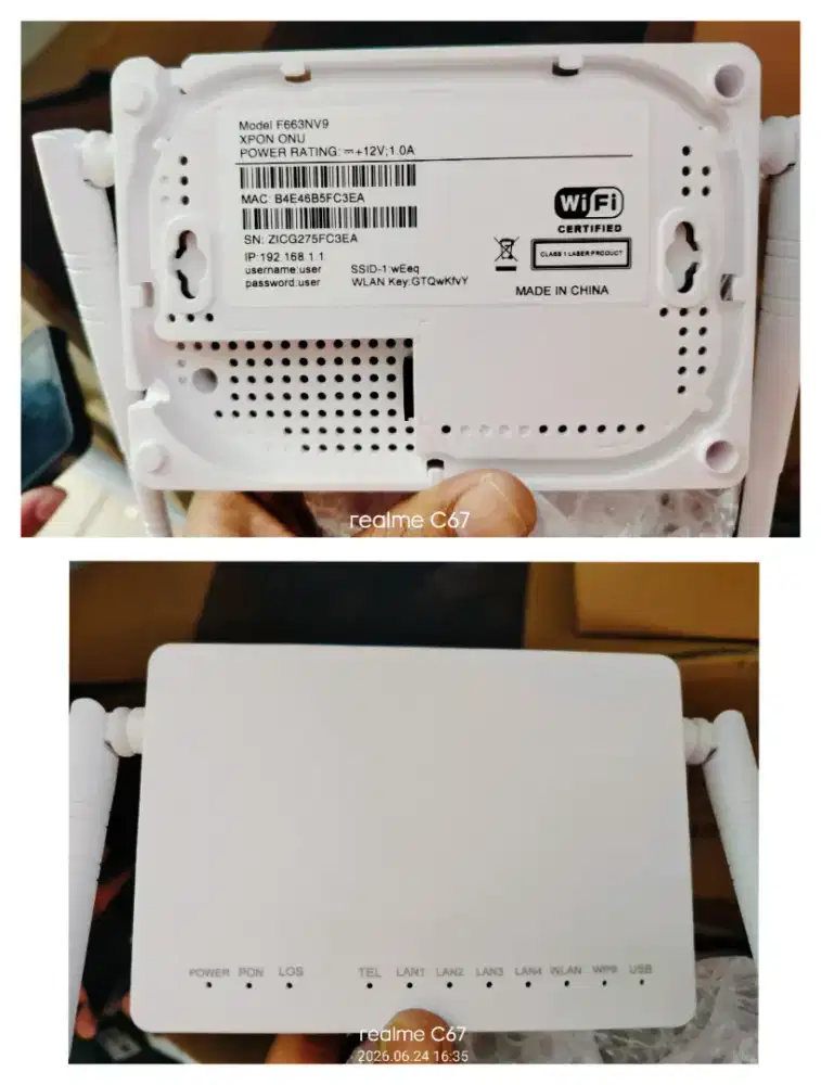 router xpon single dan dualband
