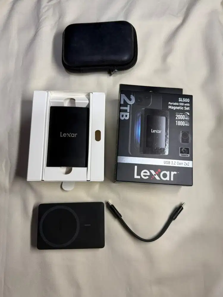 Lexar SSD Portable SL500 2TB With Magnetic USB 3.2 Type C 2000MB/s