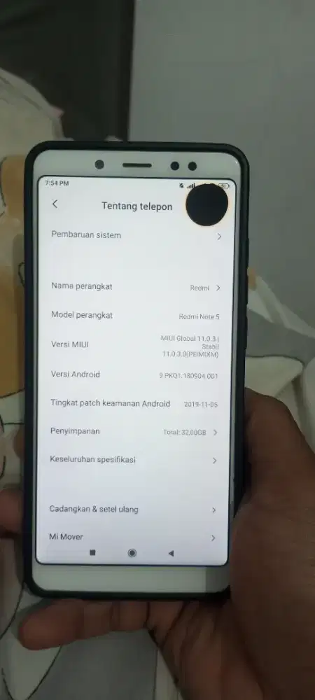 Redmi note 5 RAM 3/32