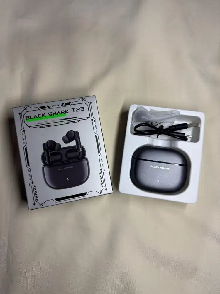 TWS Black Shark T23 Like New cuma unboxing