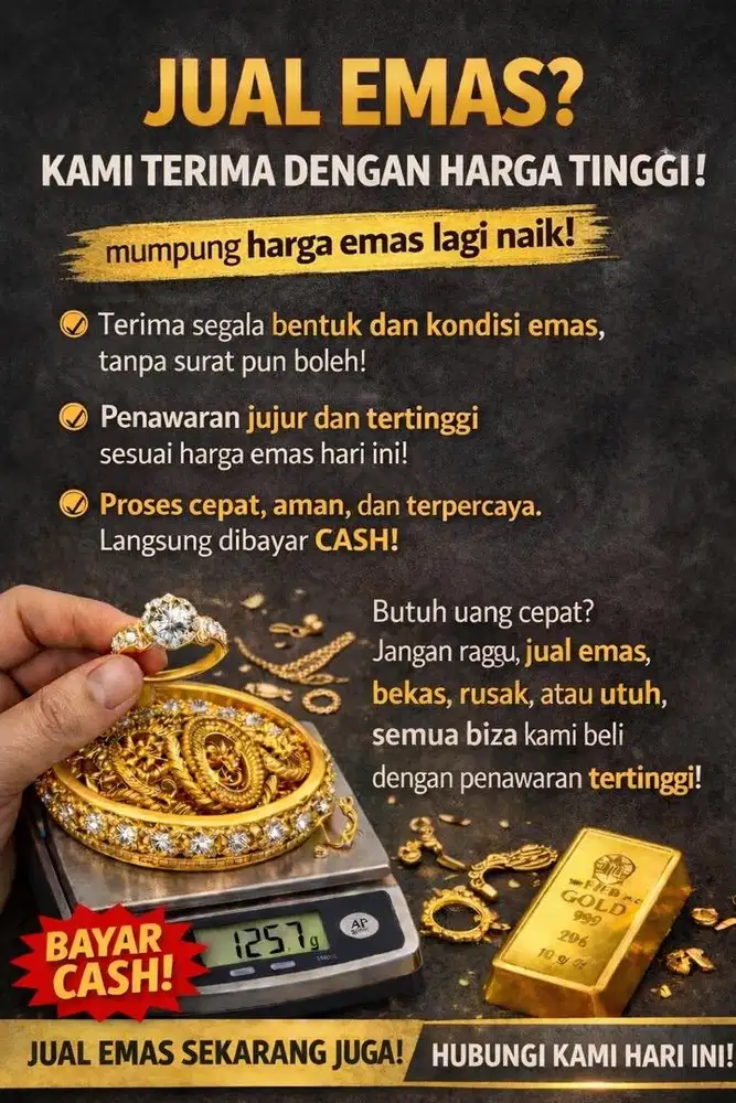 Terima jual emas & berlian