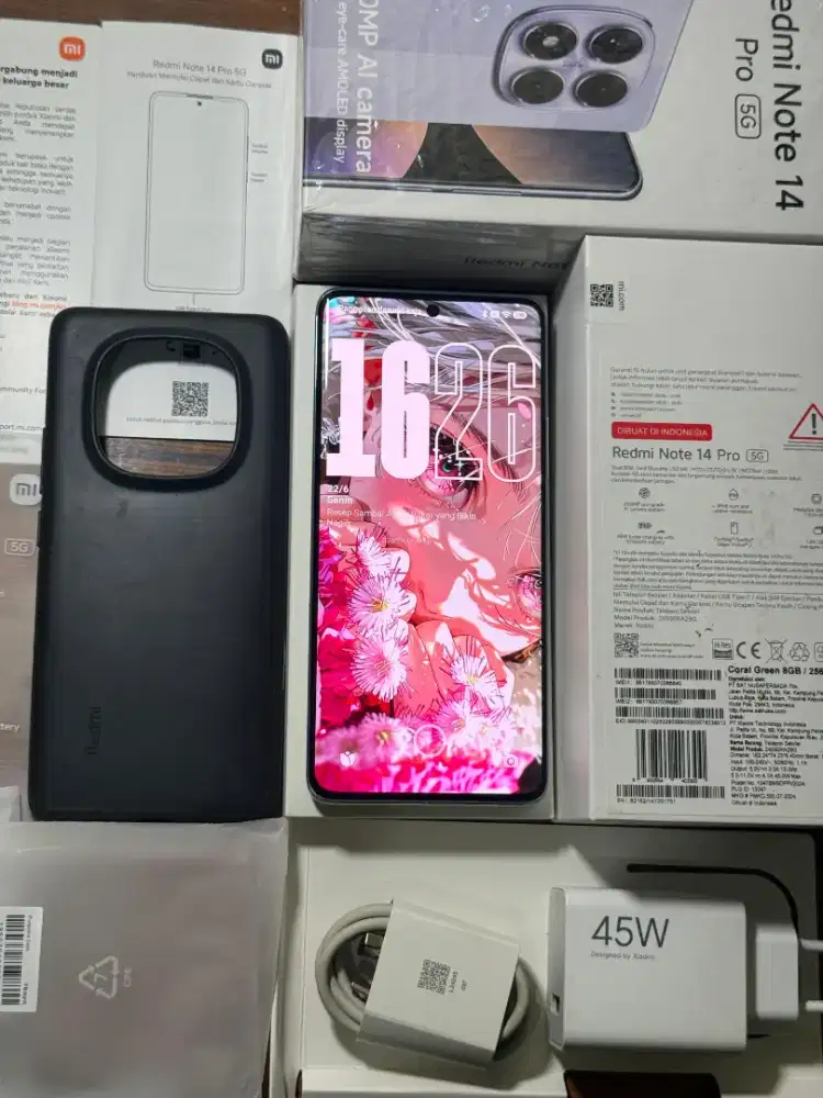 Redmi Note 14 Pro 5G 8/256 lengkap muluss