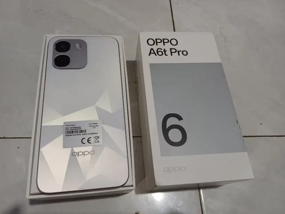 Oppo a6t pro 8/128 lengkap full original garansi panjang