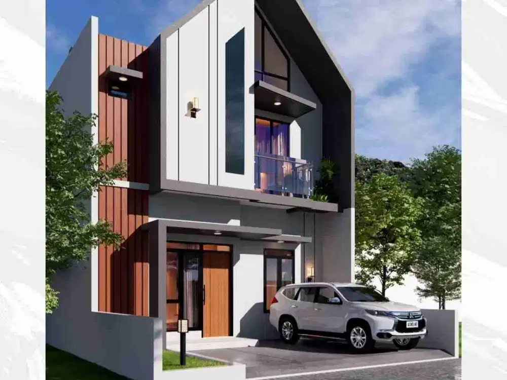 Jual rumah skandinavian murah di gawok gatak sukoharjo dekat stasiun krl