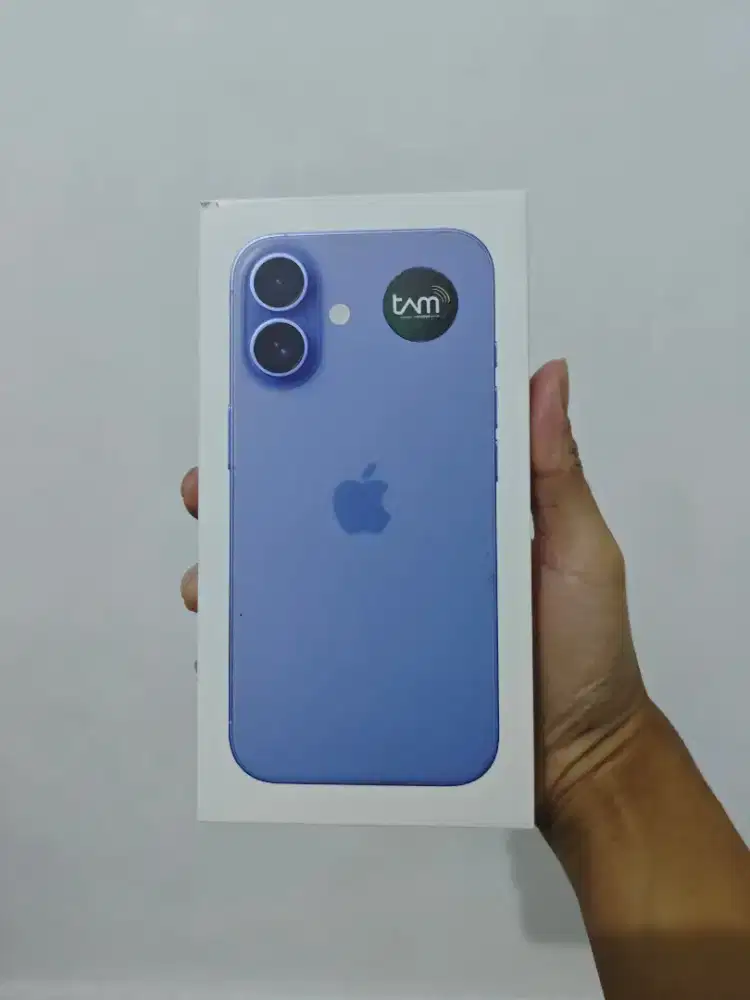 iPhone 16 128gb ibox new ultramarine 
New segel, garansi resmi ibox