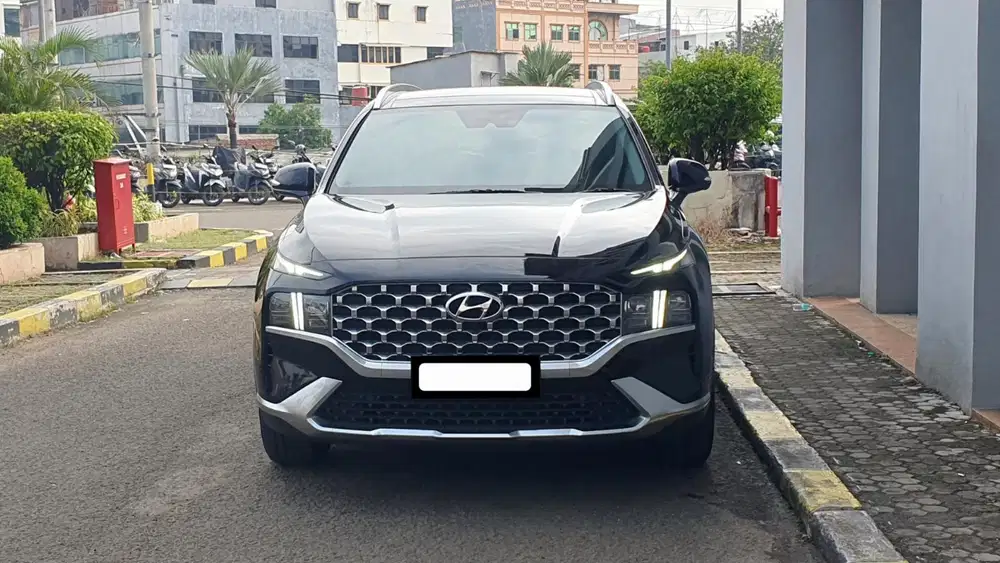Km21rb hyundai santafe santa fe signature 2021 bensin hitam