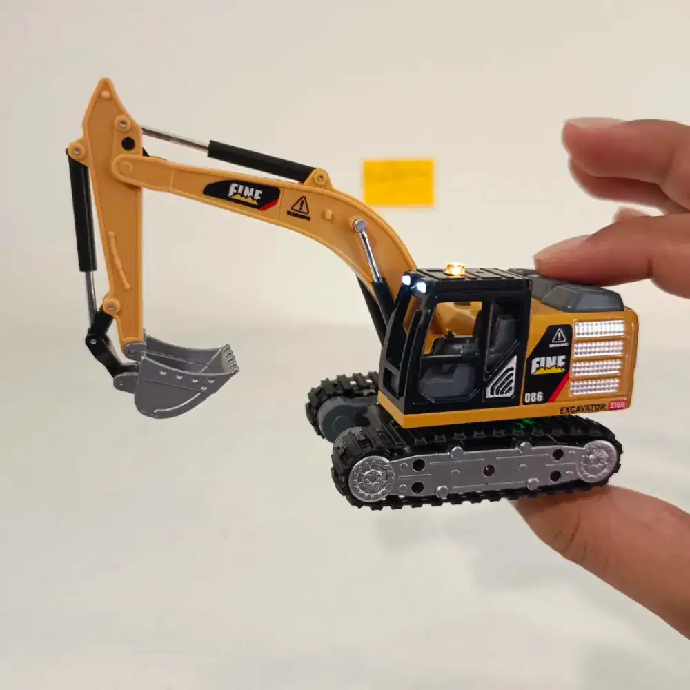 Diecast Excavator 1/64 RC Lengkap Remote toko BudiThinWing