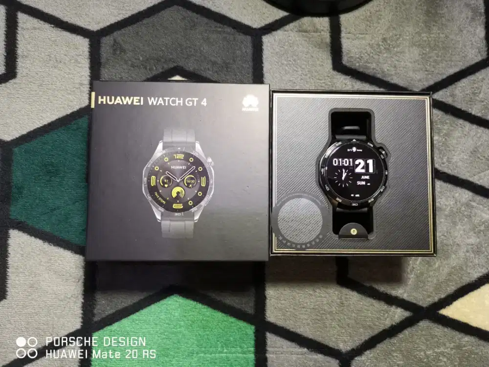 Huawei Watch GT 4 Black 46mm Garansi Resmi Like New Fullset